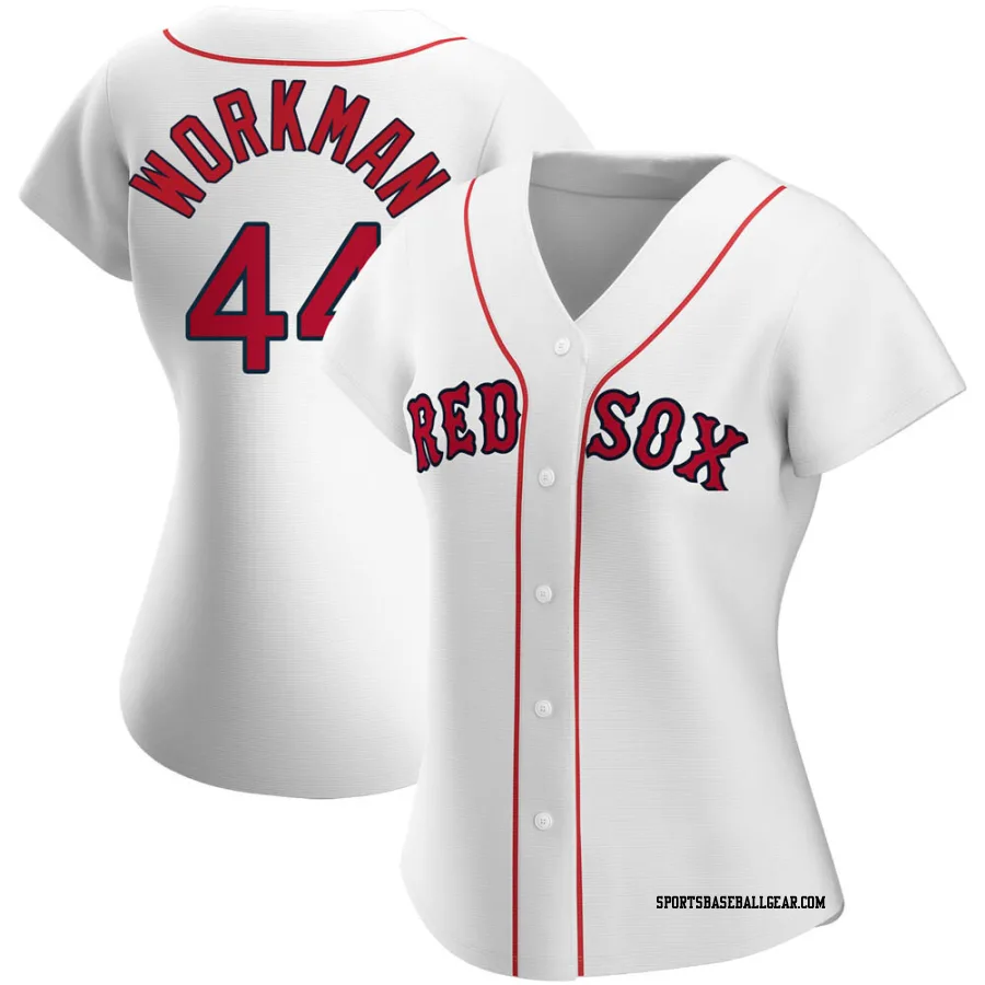 Brandon Workman Women's Boston Red Sox White Authentic Home Jersey