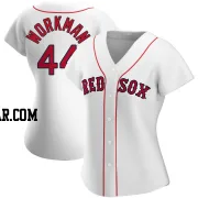 Brandon Workman Women's Boston Red Sox White Replica Home Jersey
