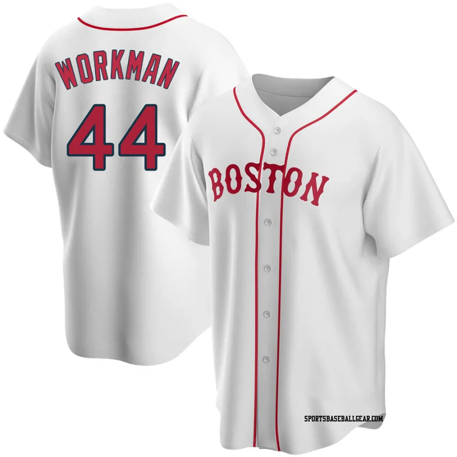 Brandon Workman Youth Boston Red Sox White Replica Alternate Jersey
