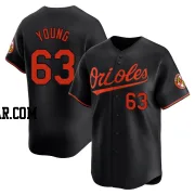 Brandon Young Men's Baltimore Orioles Black Limited Alternate Jersey