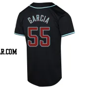 Brandyn Garcia Men's Arizona Diamondbacks Black Limited Alternate Jersey