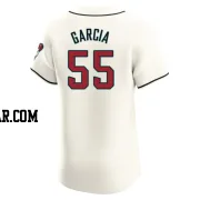 Brandyn Garcia Men's Arizona Diamondbacks Cream Elite Home Jersey