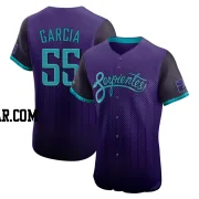 Brandyn Garcia Men's Arizona Diamondbacks Purple Elite 2025 City Connect Jersey