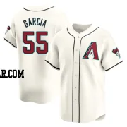 Brandyn Garcia Men's Arizona Diamondbacks White Limited Home Jersey