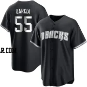 Brandyn Garcia Youth Arizona Diamondbacks Black/White Replica Jersey