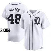 Brant Hurter Men's Detroit Tigers White Limited Home Jersey