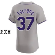Braxton Fulford Men's Colorado Rockies Gray Elite Road Jersey