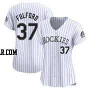 Braxton Fulford Women's Colorado Rockies White Limited Home Jersey