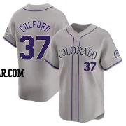 Braxton Fulford Youth Colorado Rockies Gray Limited Road Jersey
