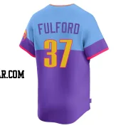 Braxton Fulford Youth Colorado Rockies Purple/Light Limited Blue 2025 City Connect Jersey