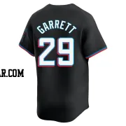 Braxton Garrett Men's Miami Marlins Black Limited Alternate Jersey