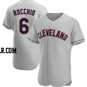 Brayan Rocchio Men's Cleveland Guardians Gray Authentic Road Jersey