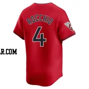 Brayan Rocchio Men's Cleveland Guardians Red Limited Alternate Jersey