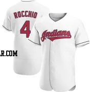 Brayan Rocchio Men's Cleveland Guardians White Authentic Home Jersey