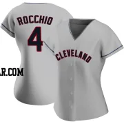 Brayan Rocchio Women's Cleveland Guardians Gray Authentic Road Jersey