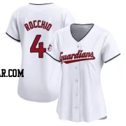 Brayan Rocchio Women's Cleveland Guardians White Limited Home Jersey