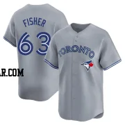 Braydon Fisher Men's Toronto Blue Jays Gray Limited Away Jersey