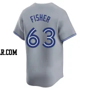 Braydon Fisher Youth Toronto Blue Jays Gray Limited Away Jersey