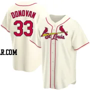 Brendan Donovan Men's St. Louis Cardinals Cream Replica Alternate Jersey