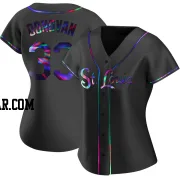 Brendan Donovan Women's St. Louis Cardinals Black Holographic Replica Alternate Jersey