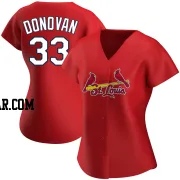 Brendan Donovan Women's St. Louis Cardinals Red Replica Alternate Jersey
