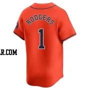 Brendan Rodgers Men's Houston Astros Orange Limited Alternate Jersey
