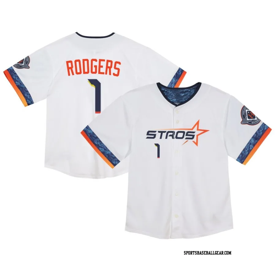 Brendan Rodgers Toddler Houston Astros White Limited 2025 City Connect Jersey