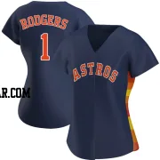 Brendan Rodgers Women's Houston Astros Navy Replica Alternate Jersey