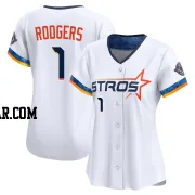 Brendan Rodgers Women's Houston Astros White Limited 2025 City Connect Jersey