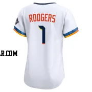 Brendan Rodgers Women's Houston Astros White Limited 2025 City Connect Jersey
