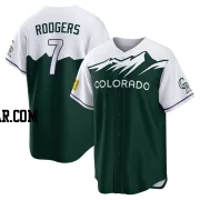 Brendan Rodgers Youth Colorado Rockies Green Replica 2022 City Connect Jersey