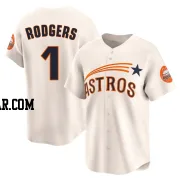 Brendan Rodgers Youth Houston Astros Cream Limited Throwback Cooperstown Collection Jersey