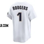 Brendan Rodgers Youth Houston Astros White Limited Throwback Cooperstown Collection Jersey