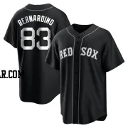 Brennan Bernardino Youth Boston Red Sox Black/White Replica Jersey