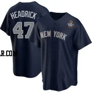 Brent Headrick Men's New York Yankees Navy Replica Alternate 2024 World Series Jersey