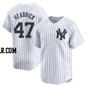 Brent Headrick Men's New York Yankees White Limited Yankee Home Jersey