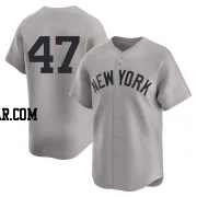Brent Headrick Youth New York Yankees Gray Limited Away 2nd Jersey