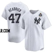 Brent Headrick Youth New York Yankees White Limited Yankee Home 2024 World Series Jersey