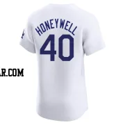 Brent Honeywell Men's Los Angeles Dodgers White Elite Home Jersey