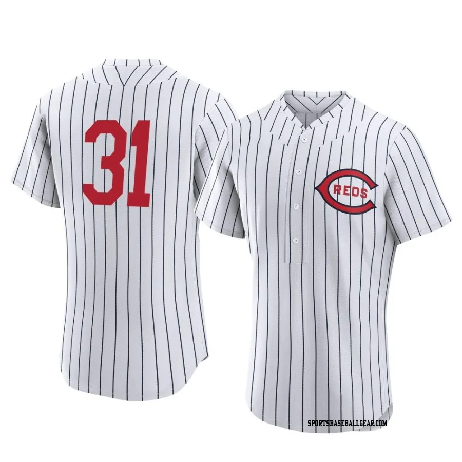 Brent Suter Men's Cincinnati Reds White Authentic 2022 Field Of Dreams Jersey