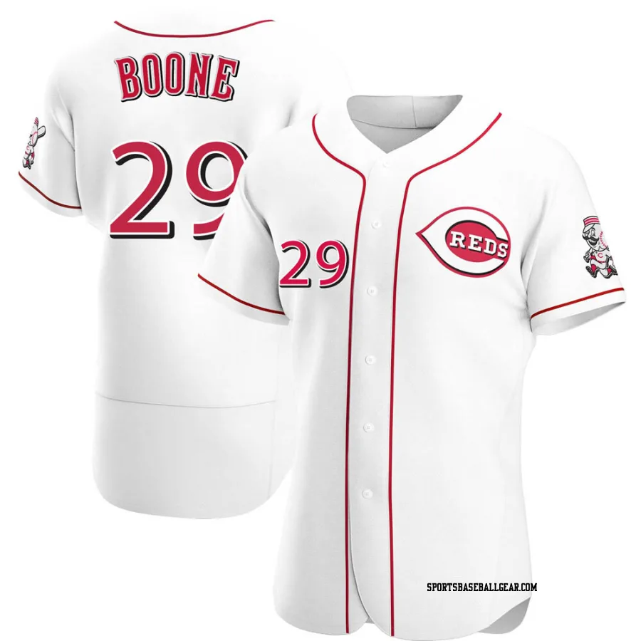 Bret Boone Men's Cincinnati Reds White Authentic Home Jersey