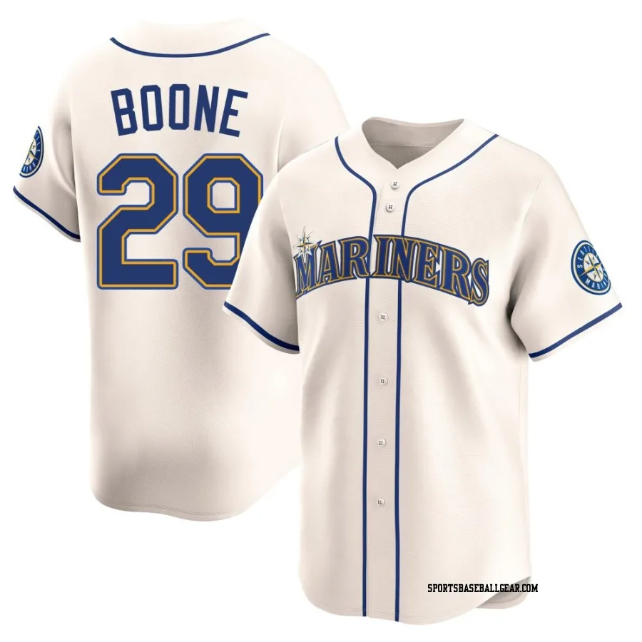 Bret Boone Men's Seattle Mariners Cream Limited Alternate Jersey