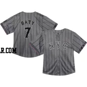 Brett Baty Toddler New York Mets Limited Graphite 2024 City Connect Jersey