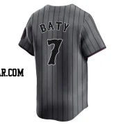 Brett Baty Youth New York Mets Limited Graphite 2024 City Connect Jersey
