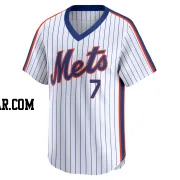 Brett Baty Youth New York Mets White Limited Cooperstown Collection Jersey