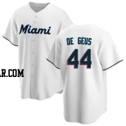 Brett de Geus Youth Miami Marlins White Replica Home Jersey