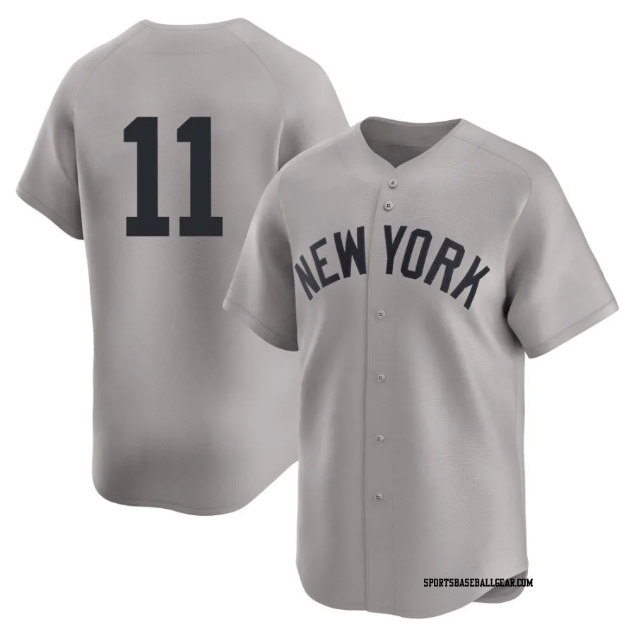 Brett Gardner Men's New York Yankees Gray Limited Away 2nd Jersey