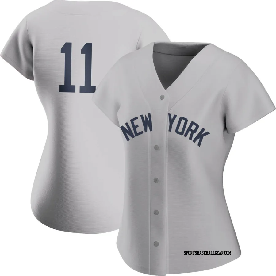 Brett Gardner Women's New York Yankees Gray Replica 2021 Field of Dreams Jersey