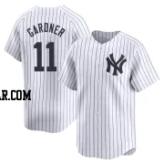 Brett Gardner Youth New York Yankees White Limited Yankee Home Jersey
