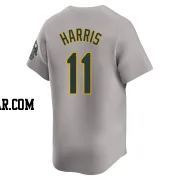 Brett Harris Men's Oakland Athletics Gray Limited Away Jersey
